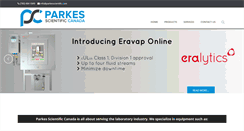 Desktop Screenshot of parkesscientific.com